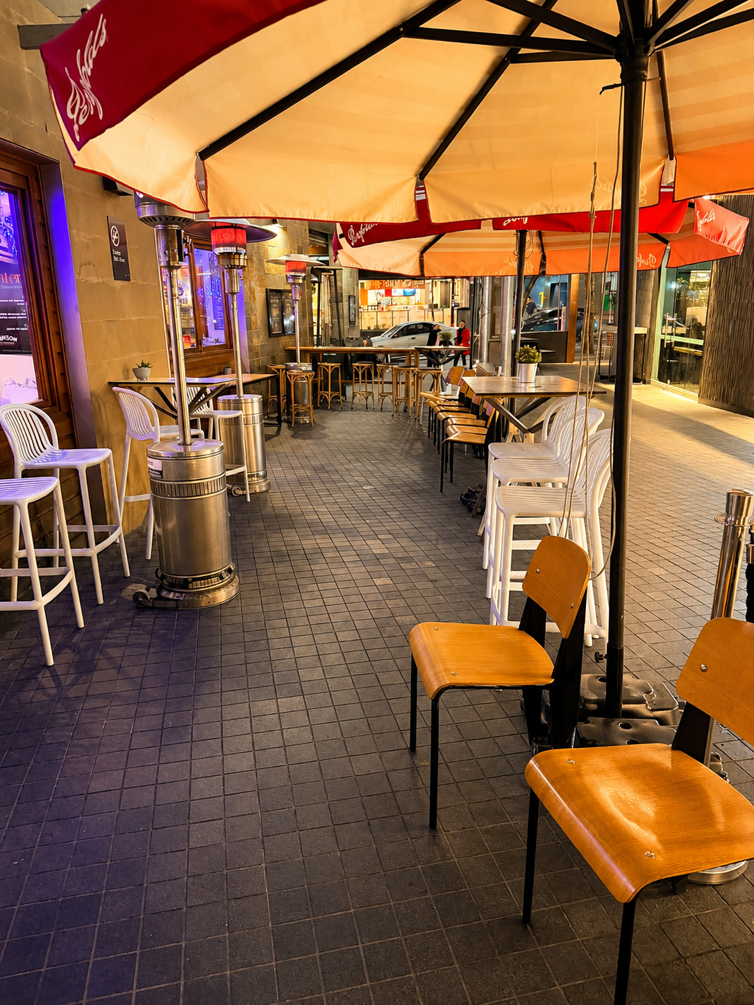 Collins Lane Alfresco outdoor area