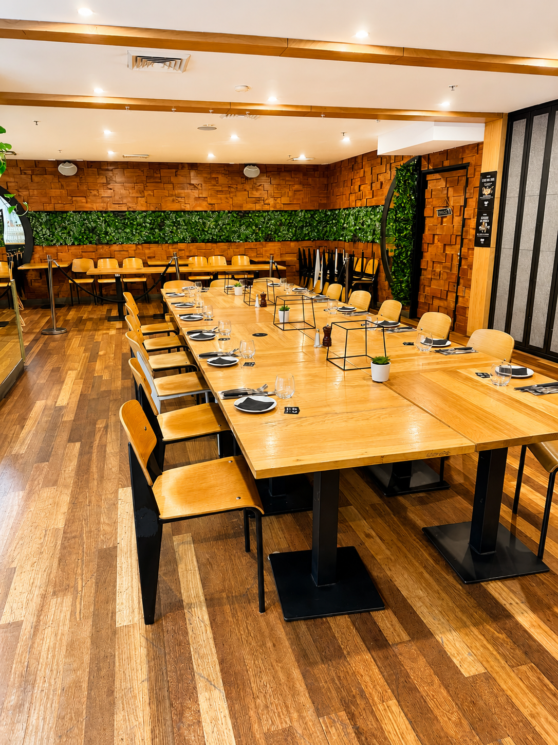 Fox's Den boardroom setup
