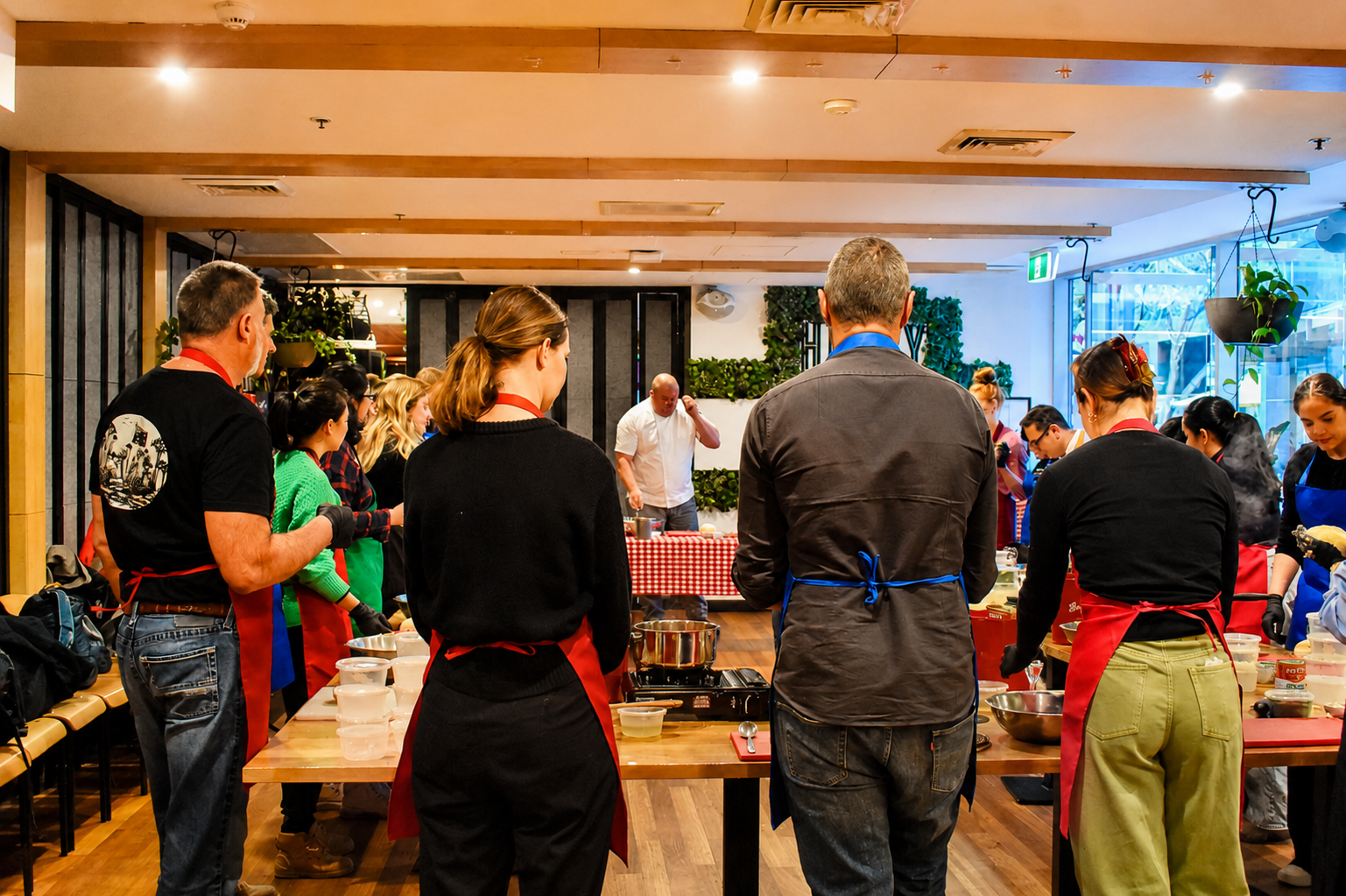 Fresh ricotta gnocchi prepared during the Henry and the Fox masterclass