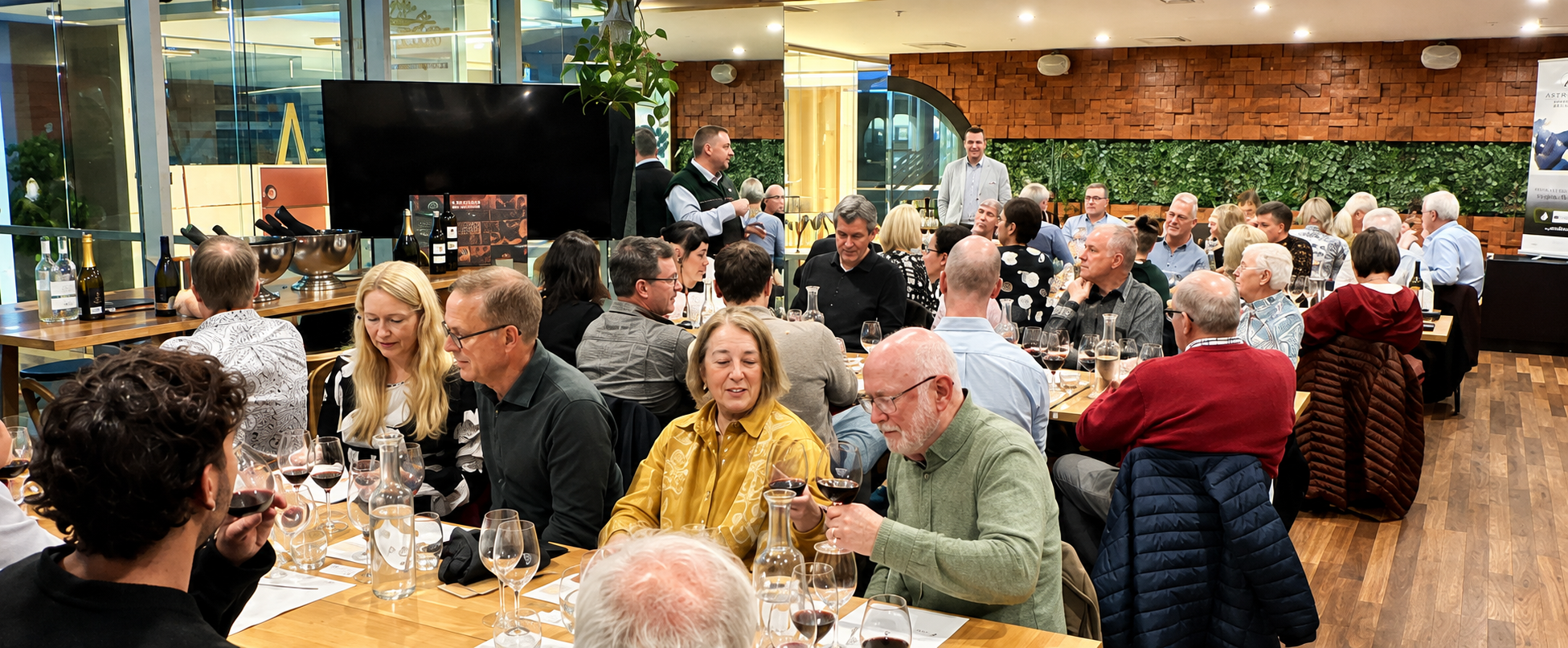 Seated event at Henry and the Fox